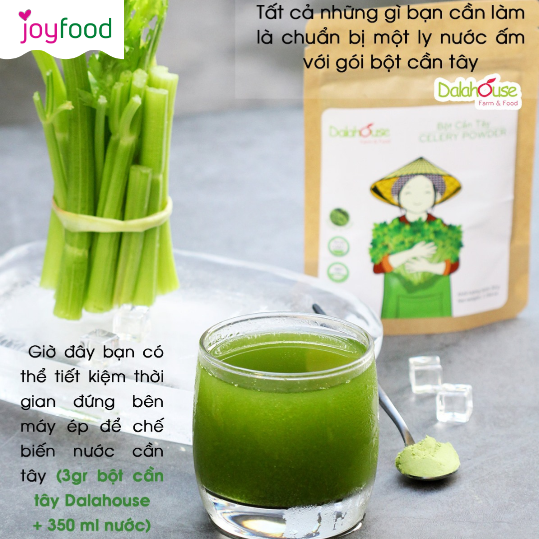 [HCM]Bột Cần Tây Sấy Lạnh Nguyên Chất Dalahouse
