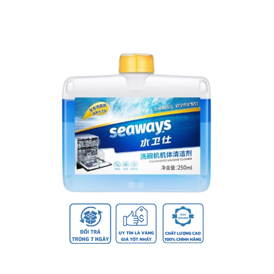 Dung dịch vệ sinh máy rửa chén bát SEAWAYS - Chai 250ml