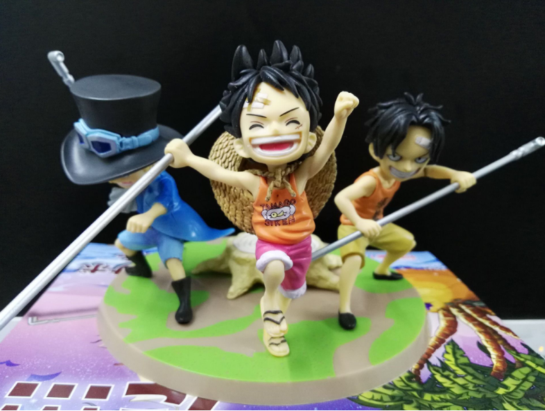 Mô hình Bộ 3 Ace Sabo Luff