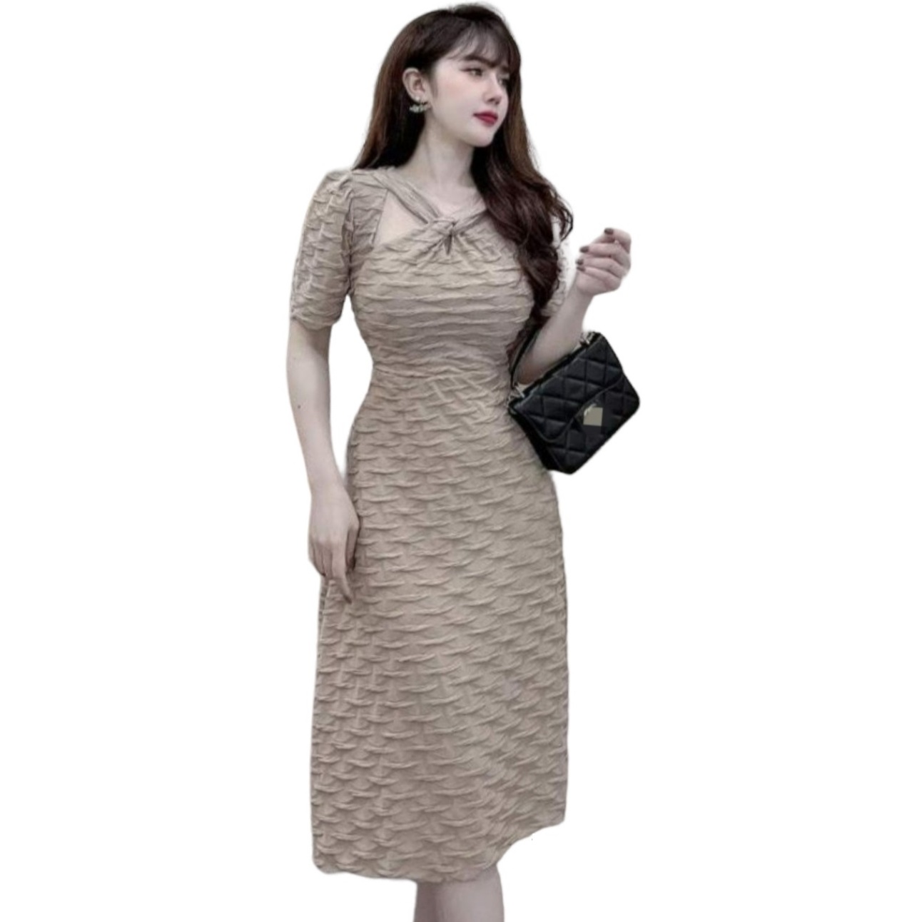 Bigsize 2 layers of tight bust dress RM17 (55-90kg)