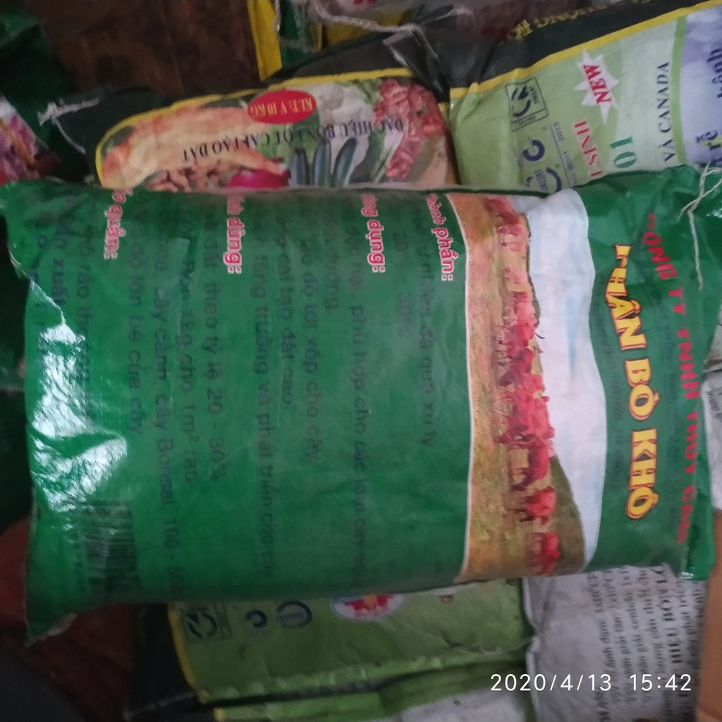 Phân Bò Khô 5kg làm tơi xốp đất