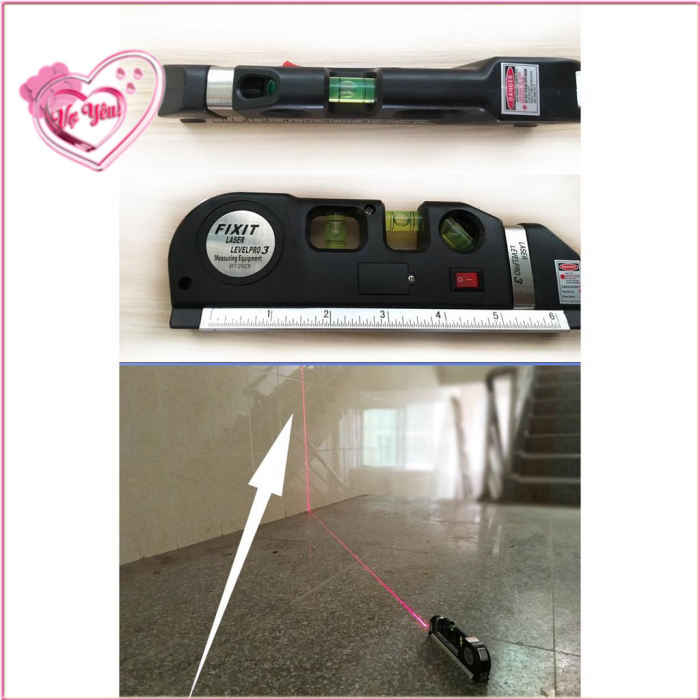 Thước Đo Laser Nivo/ Căn Mực 4in1 Laser Level Pro 3
