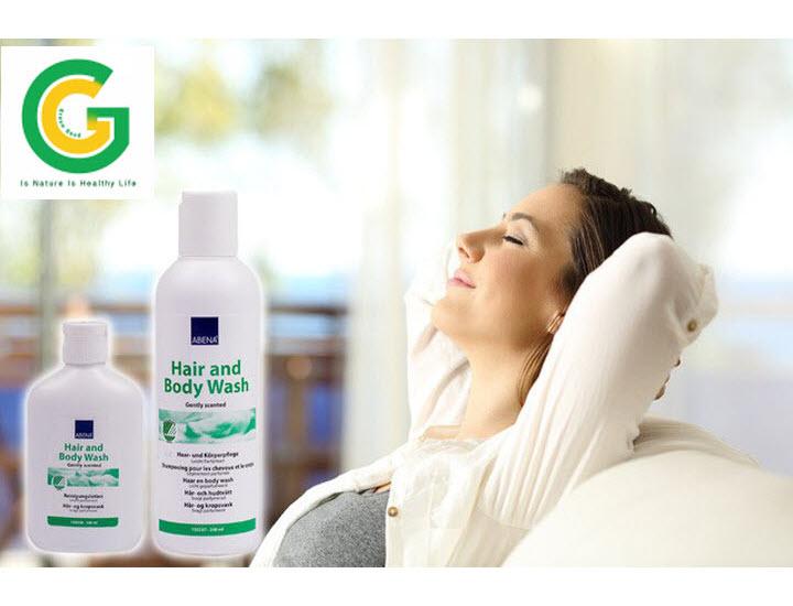 [HCM]Dầu gội khô và  sữa tắm khô Abena