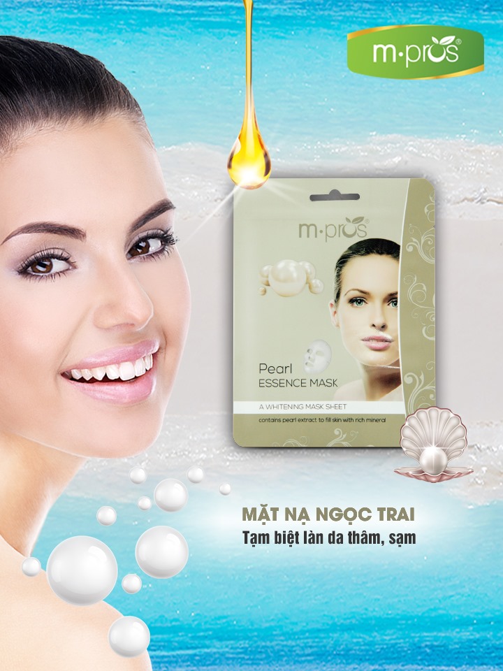 [HCM]Mặt Nạ Dưỡng Da Ngọc Trai MPROS 35g