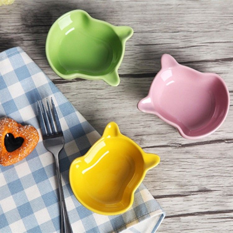 Chén ăn dặm, Bát ăn dặm gốm sứ cao cấp hình Gấu