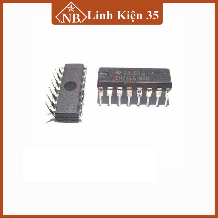 IC 74LS190 DIP16 Up/Down Decade Counter 16 chân( 1 chiếc)