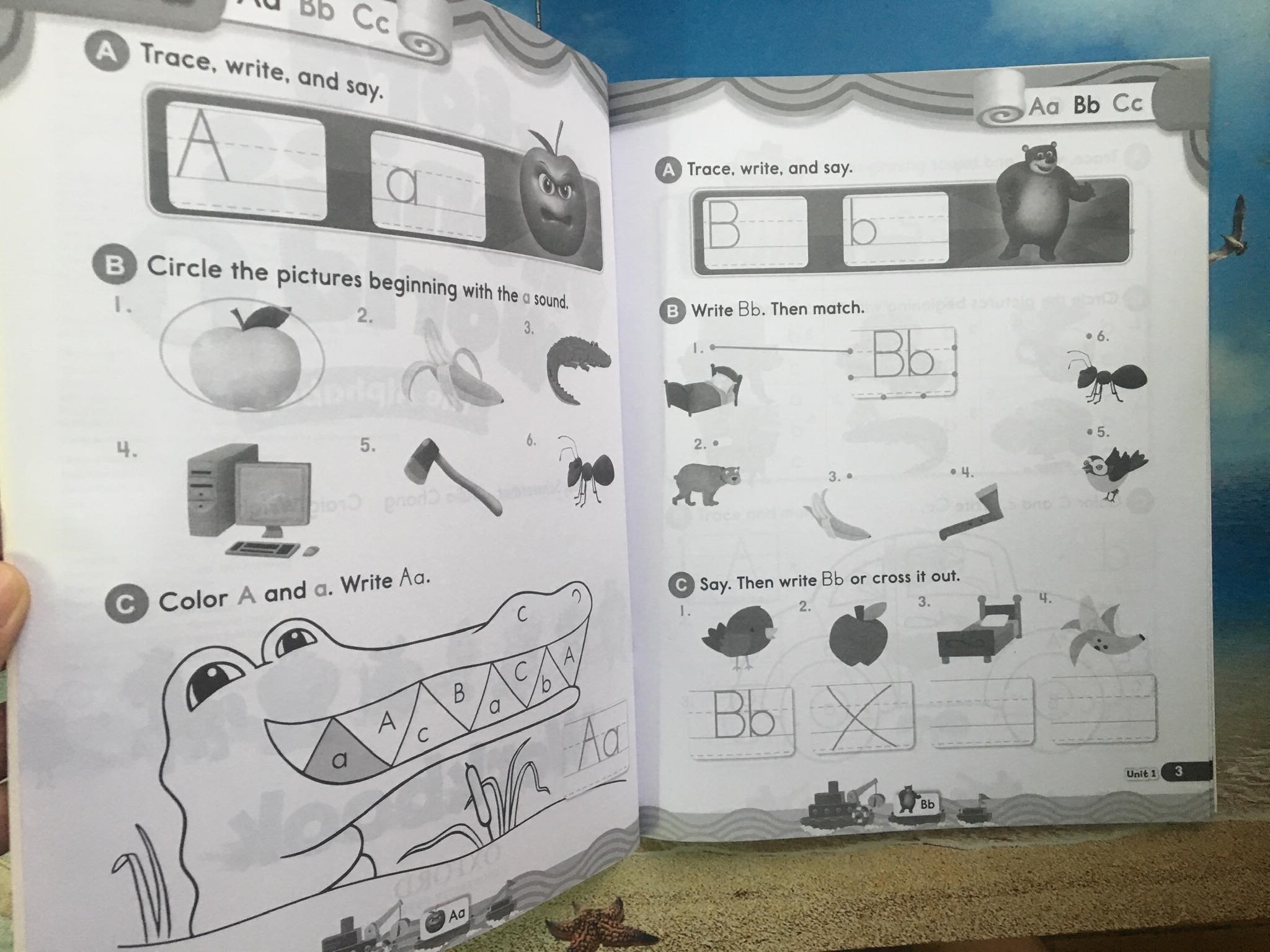 [Bán lẻ - Sách In Chất lượng cao] Oxford Phonics World (Level 1-5): 2 Books /Level