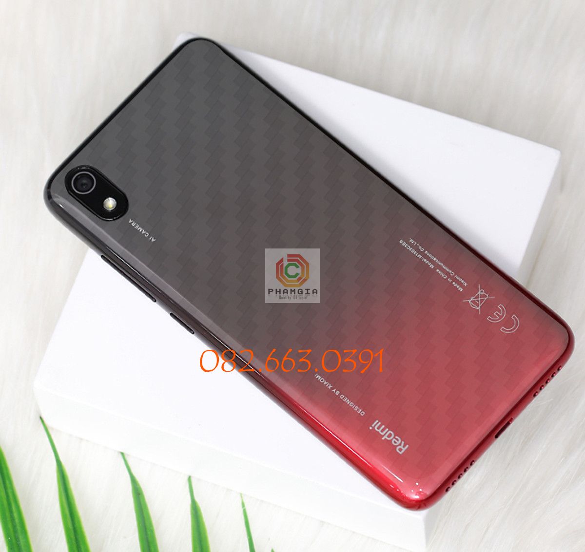 Miếng dán mặt lưng skin carbon Xiaomi Redmi 7/7A