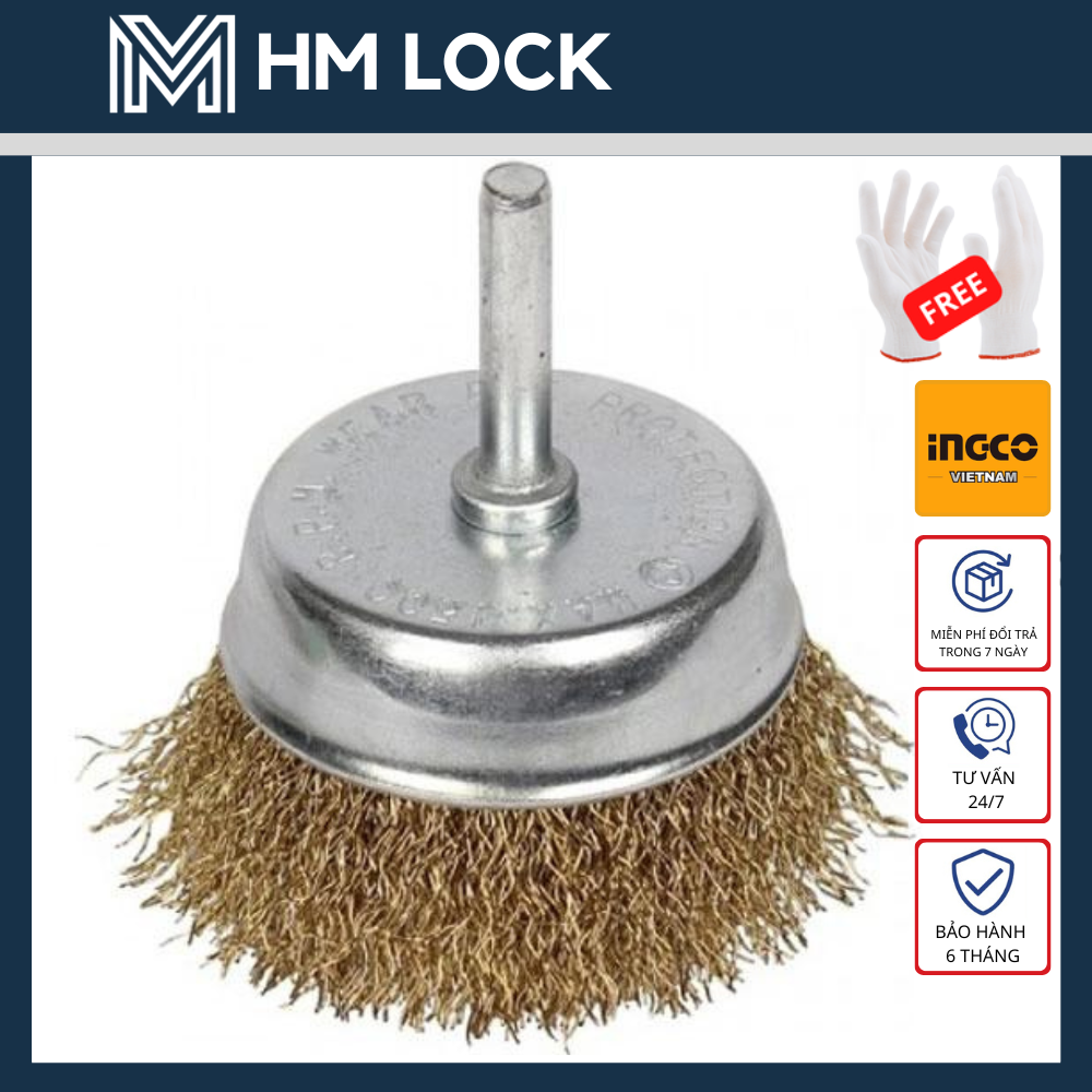 Bánh cước có cán 50mm ingco wb30501 - wb30751 - hàng chính hãng - hm lock