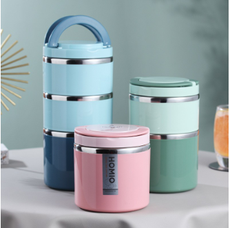 Cặp lồng giữ nhiệt 2 ngăn inox cao cấp tedemei cặp lồng cơm, cặp lồng đựng thức ăn ủ nóng 6-8 tiếng