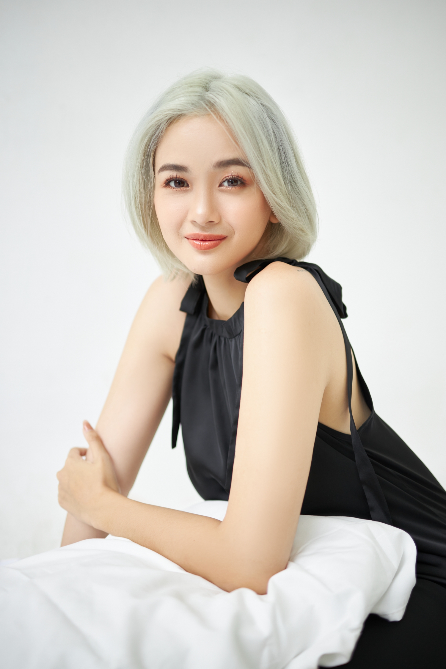 VIBES Váy ngủ lụa cao cấp Ink Tara Dress