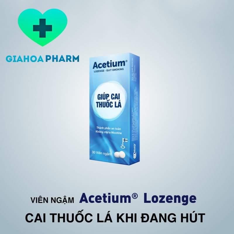 [HCM]Viên ngậm giúp cai thuốc hiệu quả Acetium