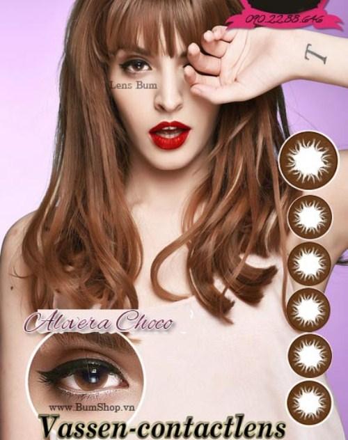 Lens choco tự nhiên không độ Lens Hàn Vassen Sexyme