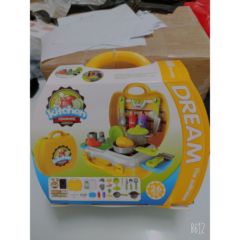 Bộ đồ chơi vali nấu ăn Bowa cho bé 8311