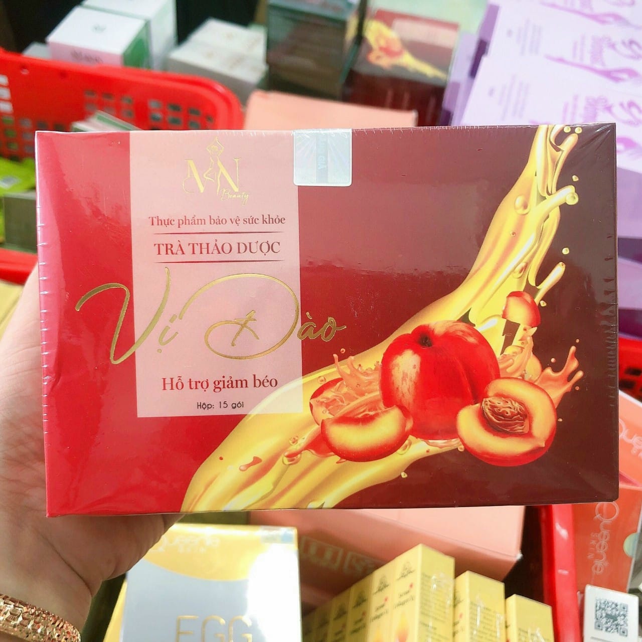 🍑 Trà Thảo Dược Vị Đào - Hỗ Trợ Giảm Béo🍑