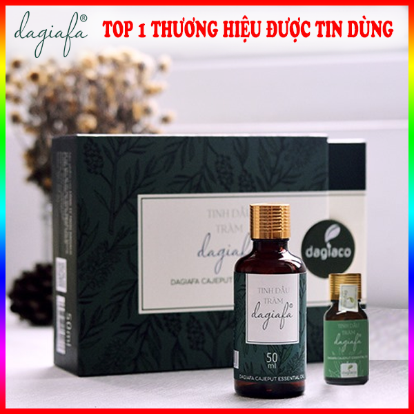 [TOP CHẤT LƯỢNG] - Tinh Dầu Tràm Nguyên Chất Cho Bé -  Combo Tinh Dầu Tràm Dagiafa 50 + 5 ml - Tinh Dầu Tràm Huế - Thoa, Pha Nước Tắm, Xông Phòng, Giảm Vết Đỏ Do Muỗi Đốt - Tinh Dầu Tràm  - An Toàn, Hiệu Quả Cho Bé