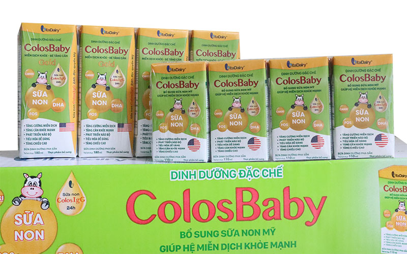 Sữa Pha Sẵn ColosBaby 110ml (Lốc 4 hộp)