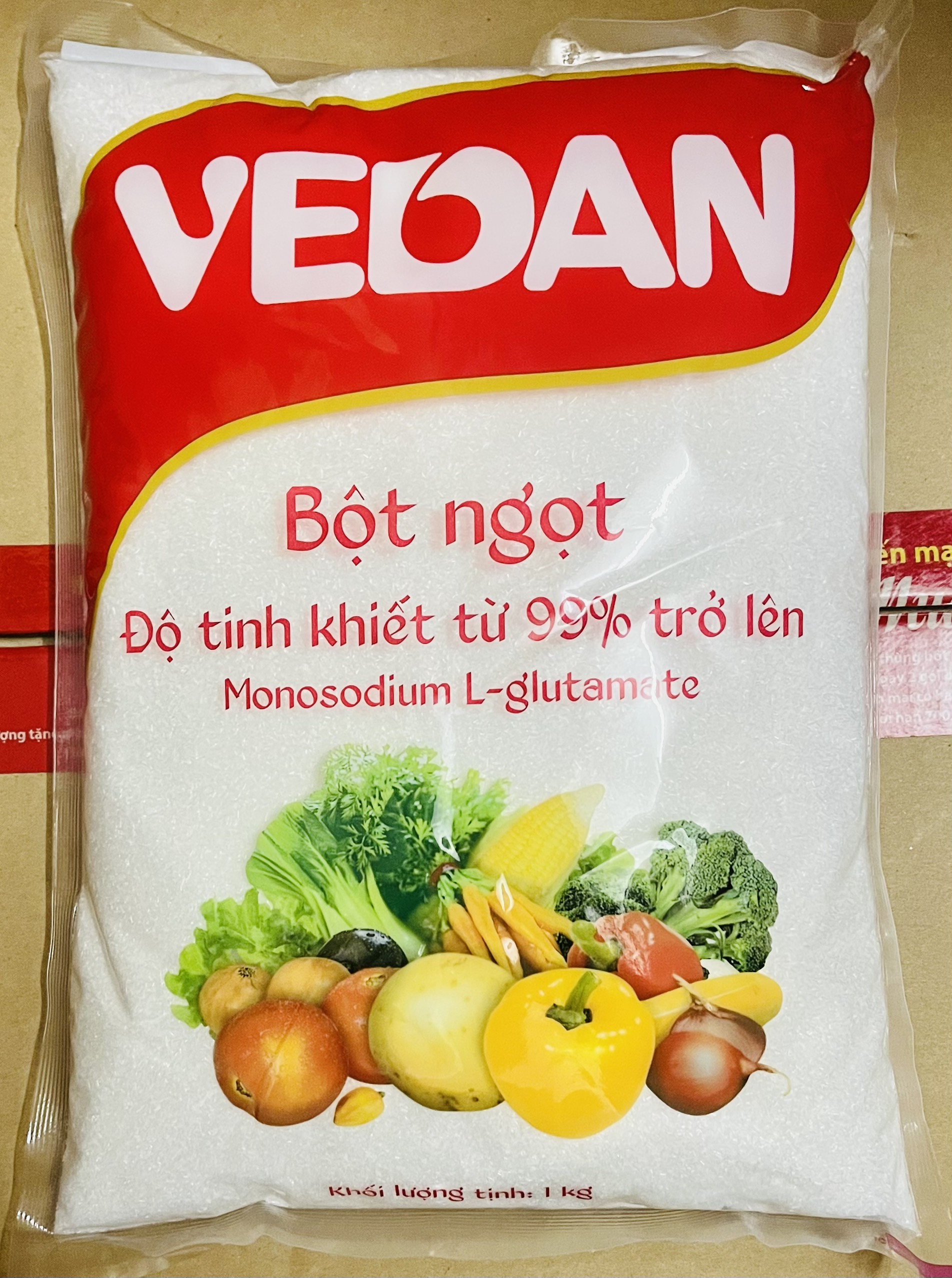 Bột ngọt (hạt lớn) Ajinomoto/(hạt nhỏ) Vedan gói (1kg)