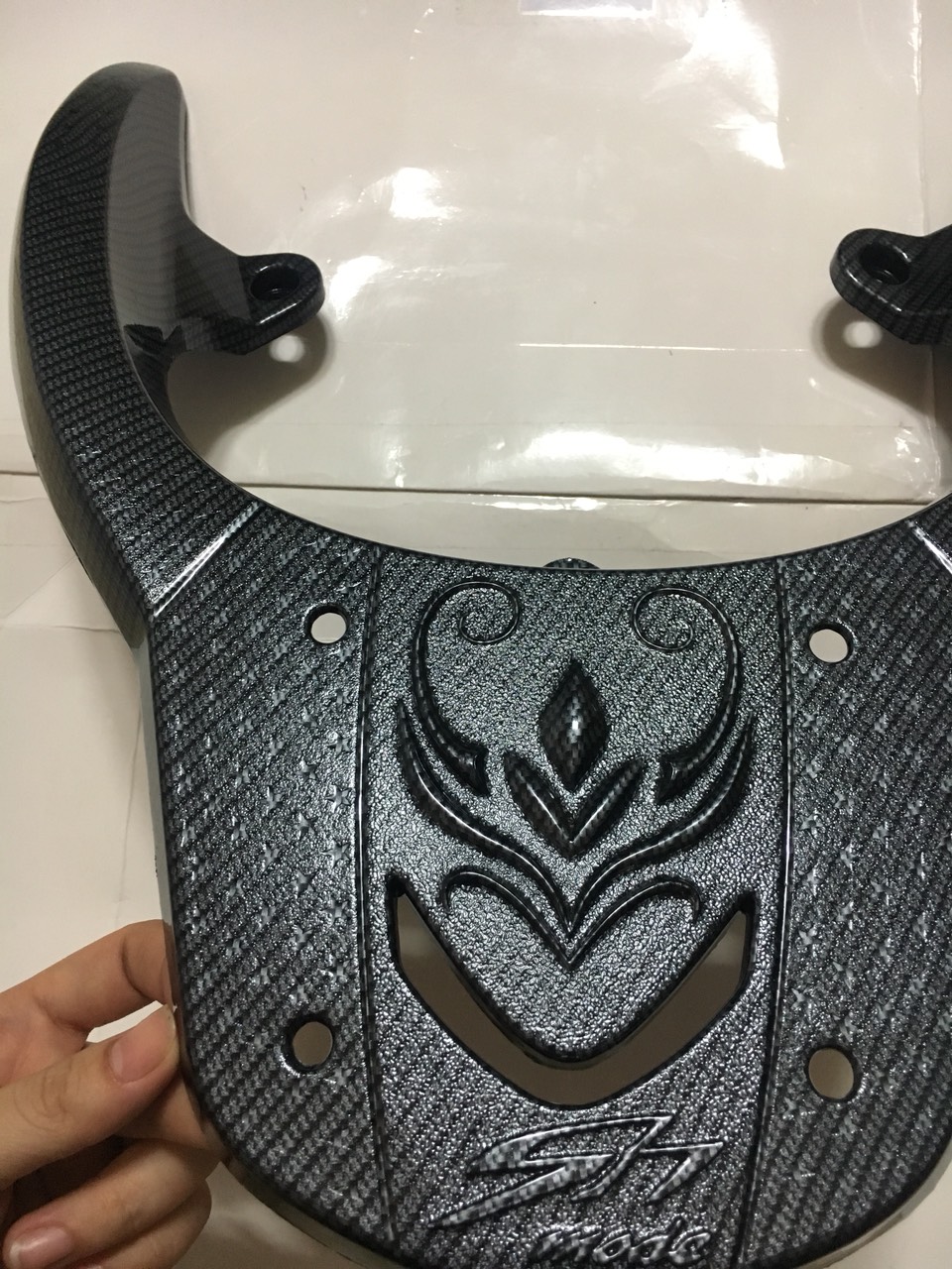 Ốp cảng nhựa sh mode 2016-2019 mạ crom xi hay vân carbon đen