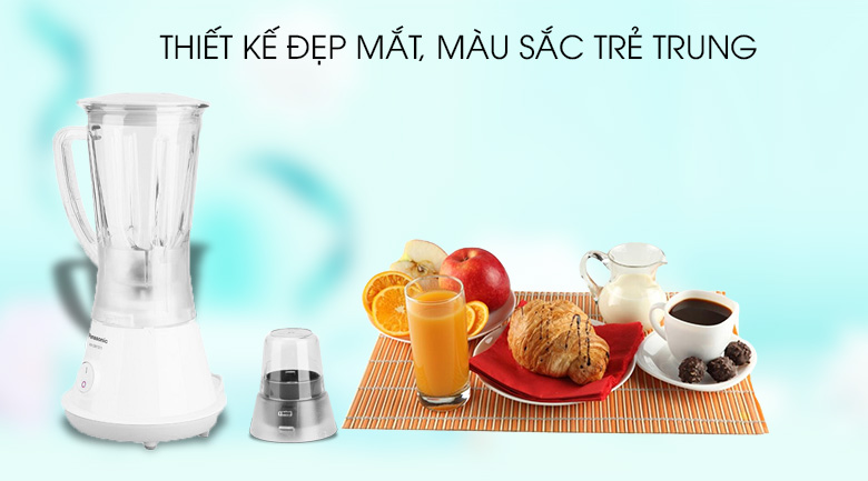 Máy xay sinh tố Panasonic MX-GM1011 HRA Trắng Xám