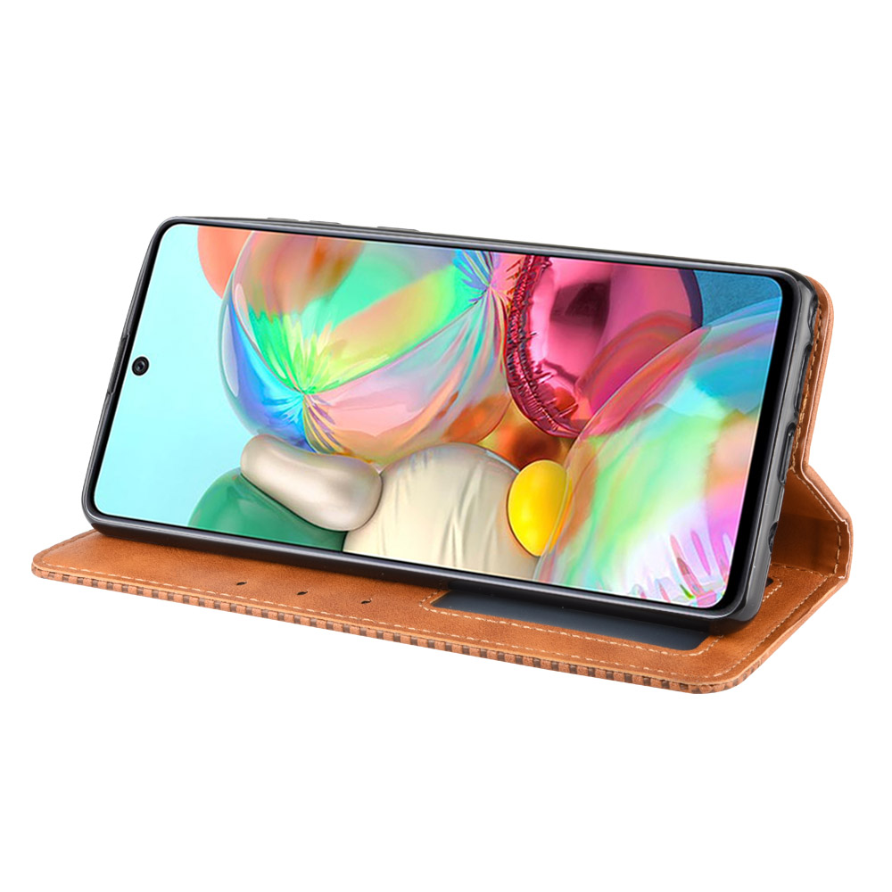 Bao da Samsung Note 10 Lite, Galaxy A81 dạng ví Luxury Leather