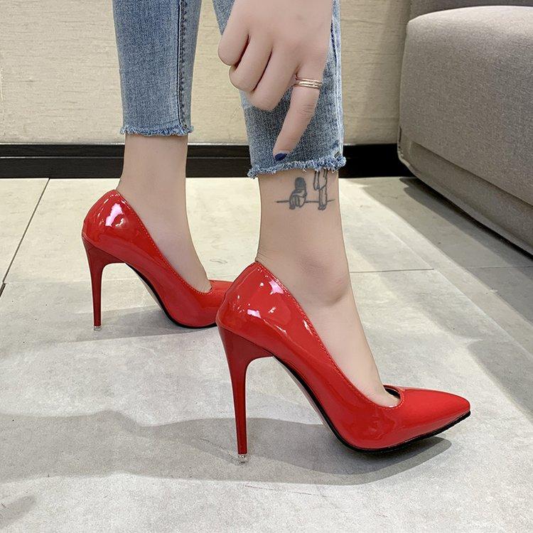 [HCM]Giày XK007 búp bê cao gót công sở mũi nhọn 9p