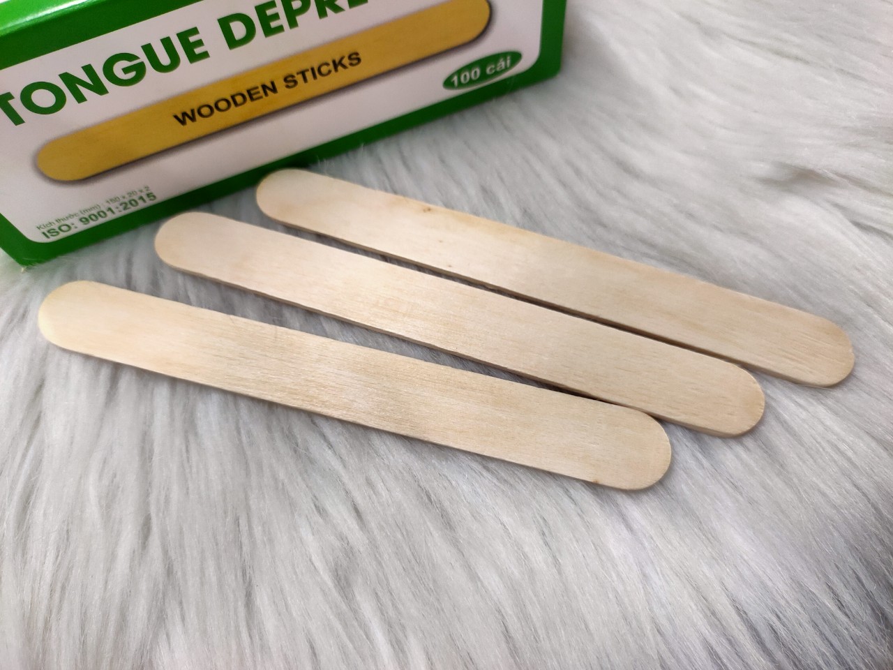 10  Thanh que wax lông bằng gỗ