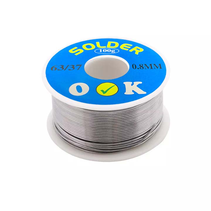 Thiếc Hàn Solder Wire 0.8mm Tỷ Lệ 63/37 Sn/Pb SOLDER-OK