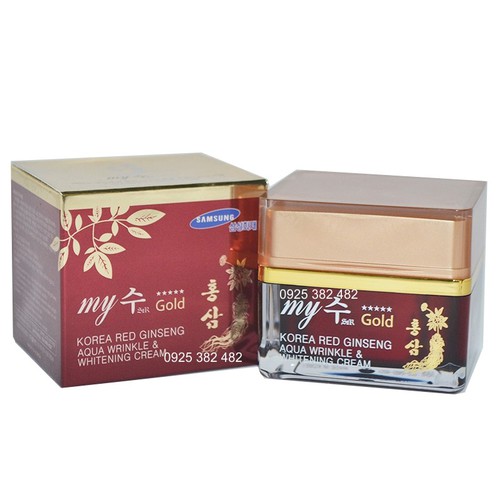 KEM DƯỠNG TRẮNG DA SÂM HÀN QUỐC MY GOLD CAO CẤP