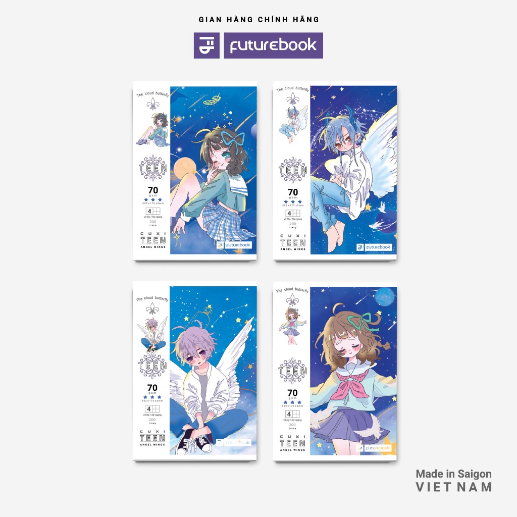 Tuoi teen cuxi highschool horizontal cross-section notebook, planner office school supplies, futurebook stationery.