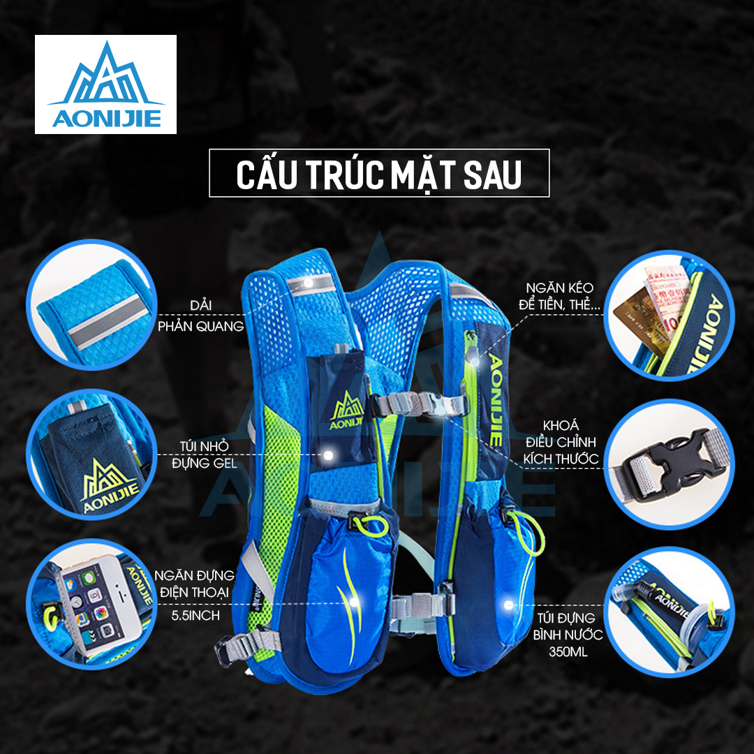 Balo / Vest Chạy Bộ Thể Thao Aonijie E885