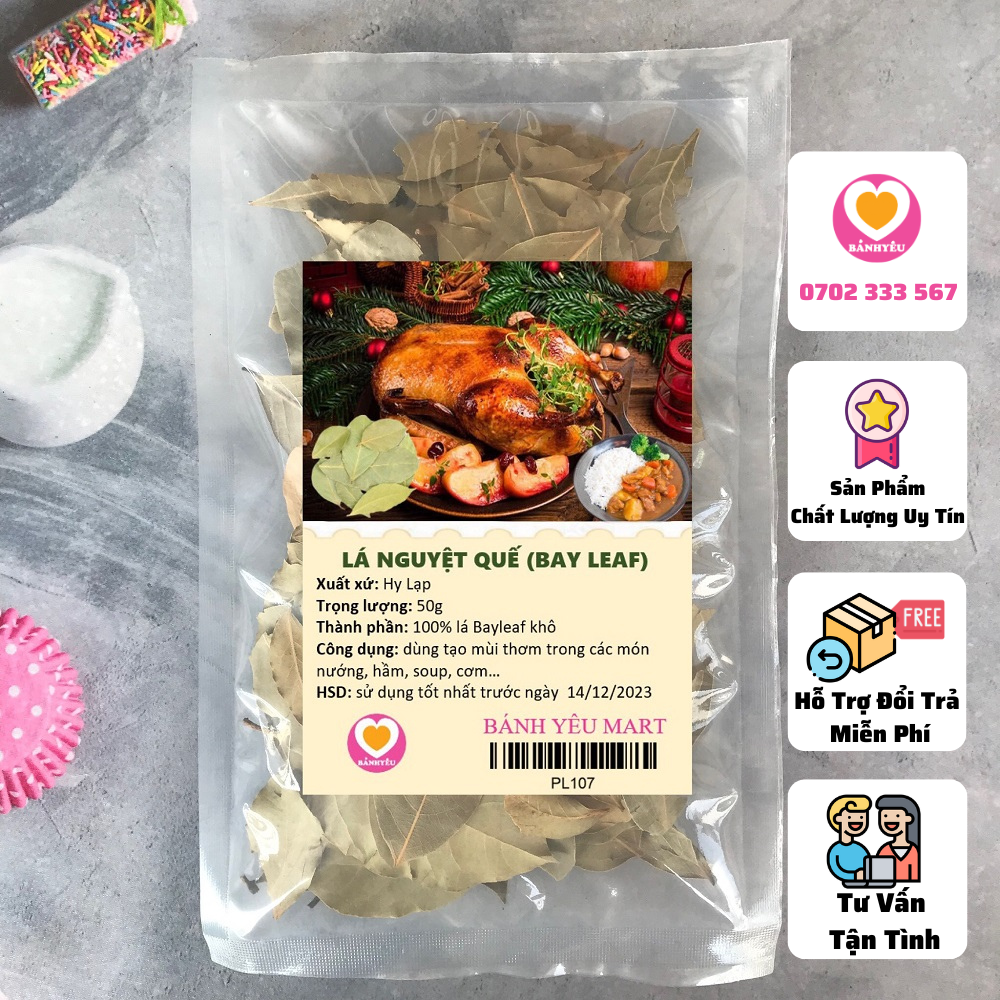 Lá Bayleaf/ Lá nguyệt quế Hy Lạp ( chia - 50 g )