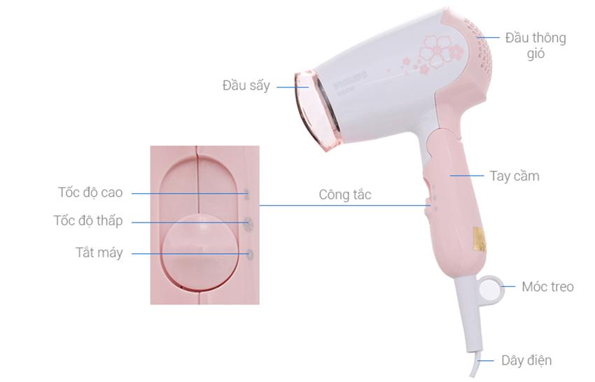 Máy sấy tóc Philips HP8108 - chính hãng