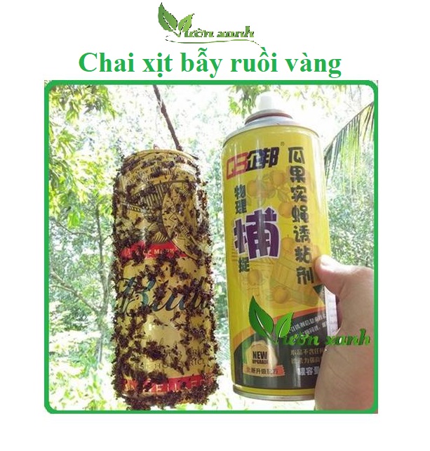 Chai xịt bẫy ruồi vàng, sâu bọ 450ml