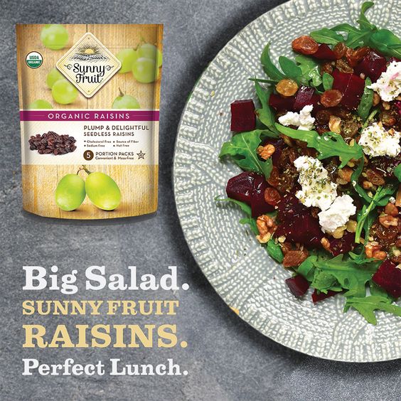Sultana organic Raisins Sunny fruit 250g