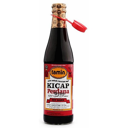 Hắc Xì Dầu Kicap Perdana Tamin 330ml*24c/ Xì Dầu Malaysia Tamin Kicap/ Xì Dầu Kho Thịt Ngon Nhất - Nhập Khẩu Chính Hãng Malaysia