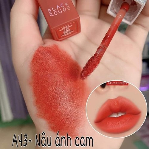 Son black rouge son kem lì siêu mịn black rouge air fit velvet tint đủ màu 4.5g