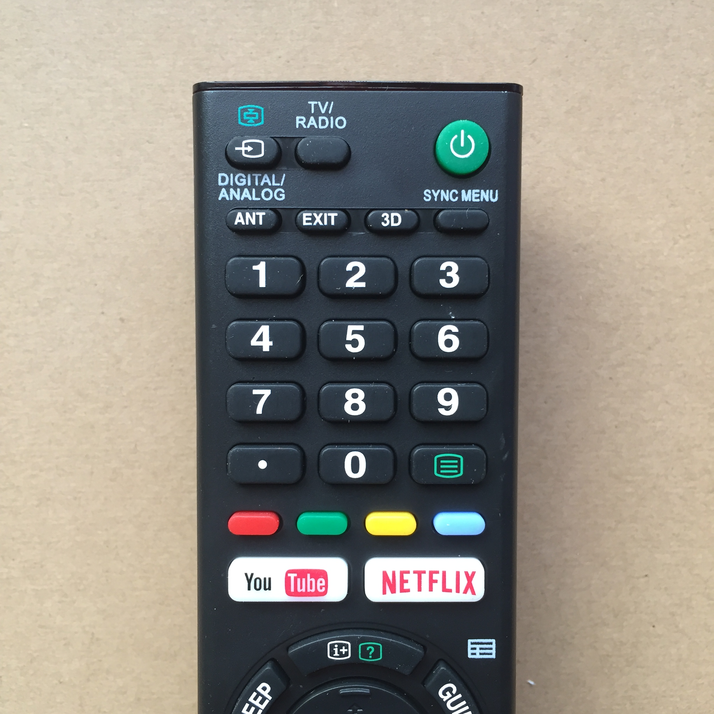 Remote TV SONY Smart (2 nút đỏ)