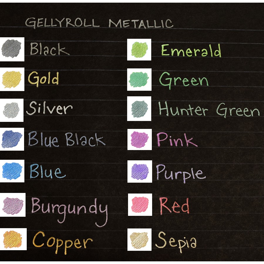 Bút Gelly Roll Metalic
