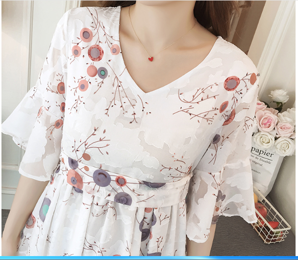[HCM]ĐẦM BẦU VÁY BẦU CÔNG SỞ BÔNG VOAN LỤA (tiện lơi sau sanh có dây kéo cho bé bú )