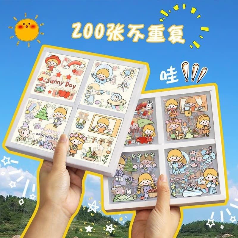 Bộ miếng dán sticker 1000 Miếng Dán Hãng TELADO HOVIMO D4.010.HO
