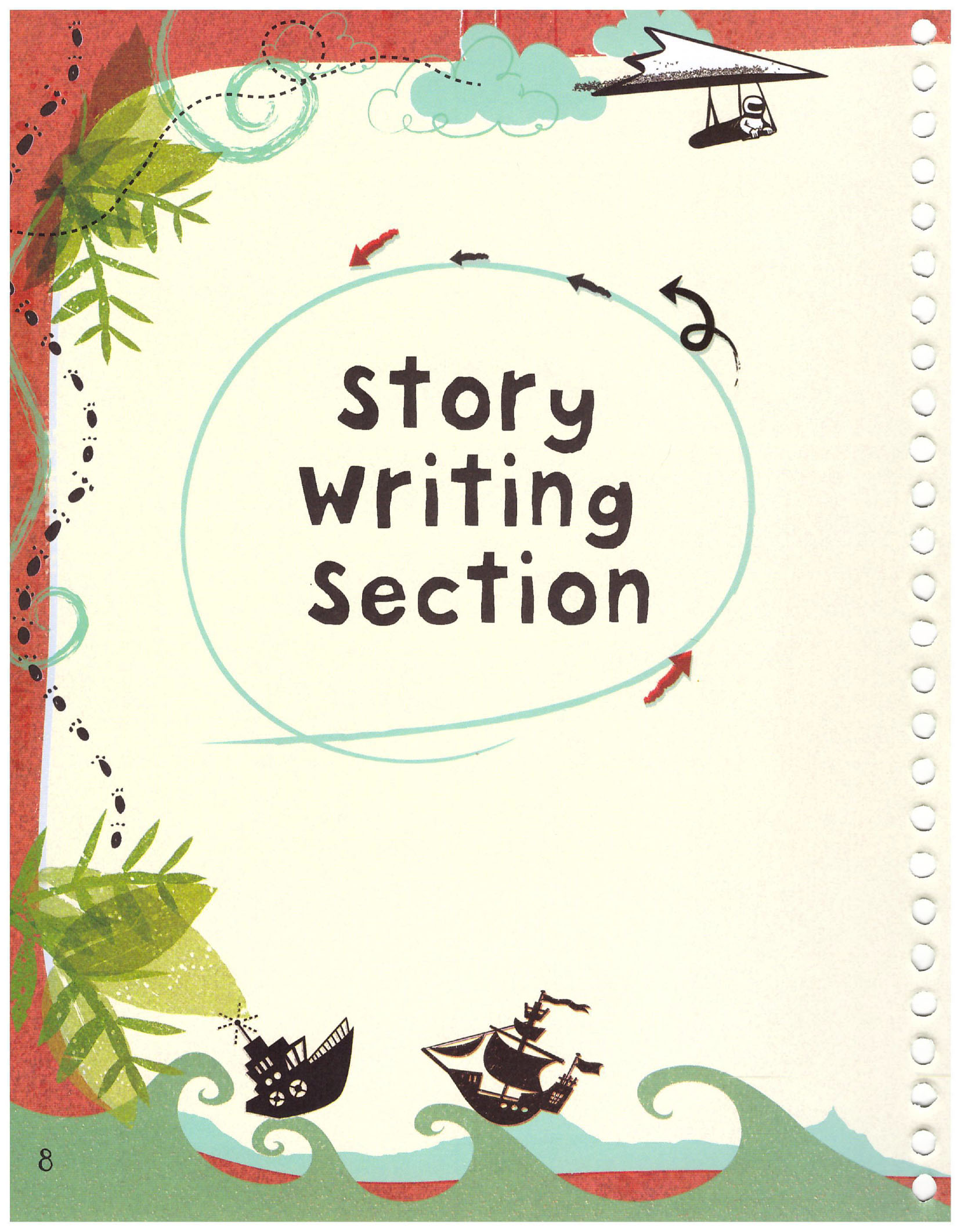 THE USBORNE WRITE YOUR OWN STORY BOOK (Sách màu)