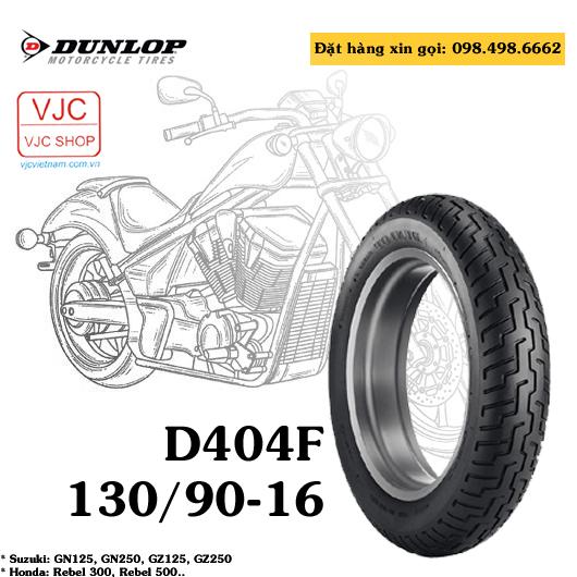 Lốp xe máy dunlop d404 130/90-16 tl 67h