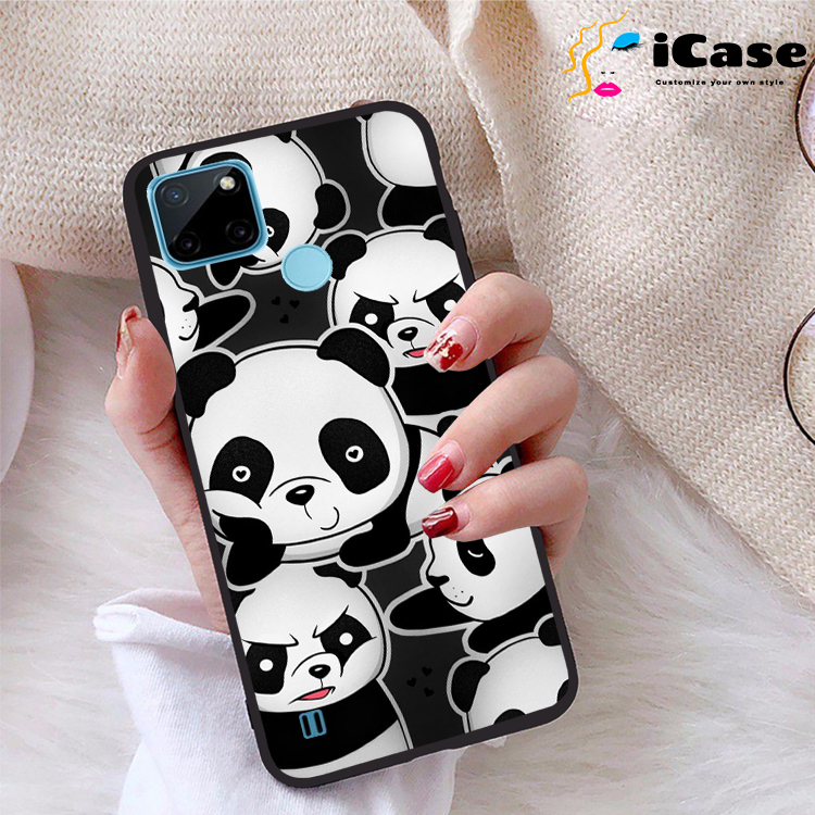 Ốp lưng Realme C21Y viền dẻo TPU BST Panda