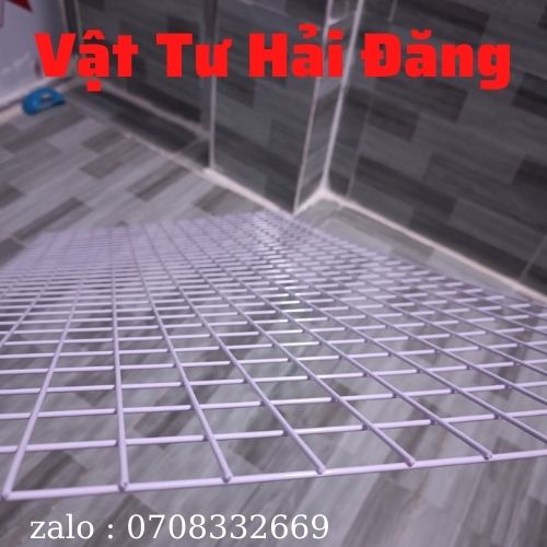 (Khổ 0,5m x dài 1m) Lưới sắt ô vuông treo phụ kiện