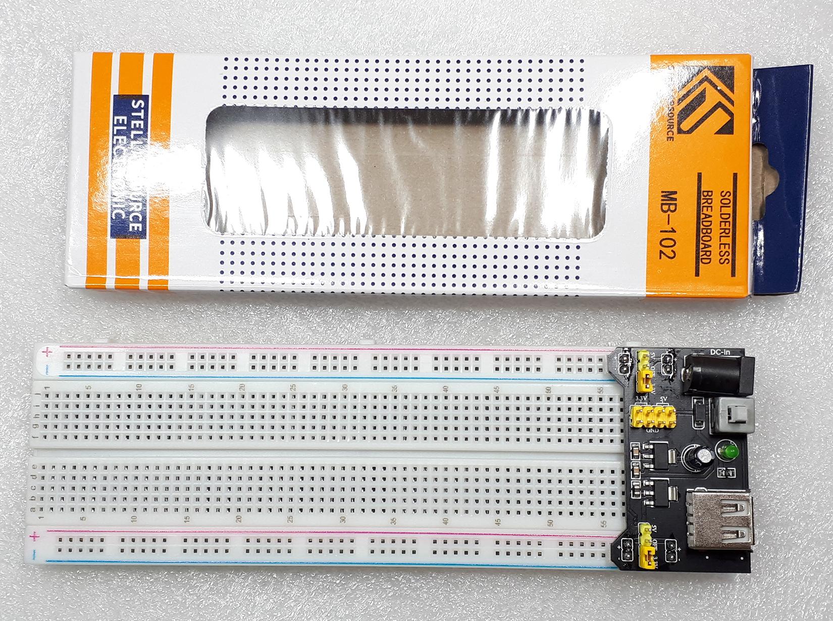 Mạch Nguồn 5V / 3.3V Cắm Board Test MB-102 (Breadboard MB-102)
