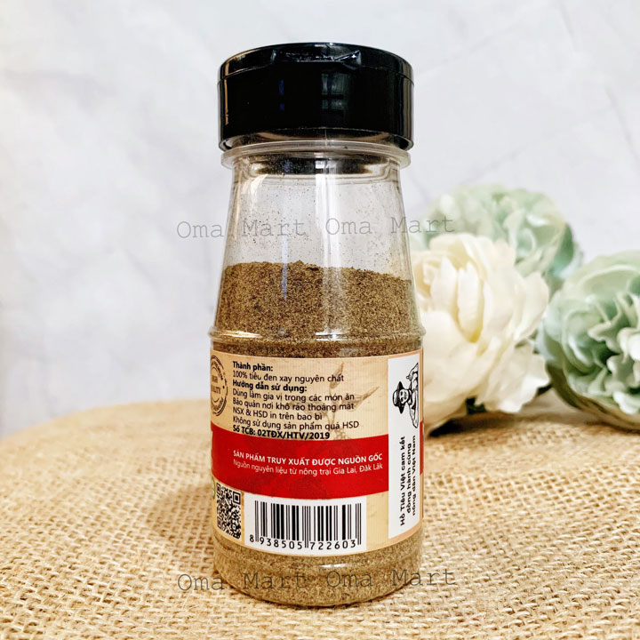 Tiêu đen xay Vipep 50g