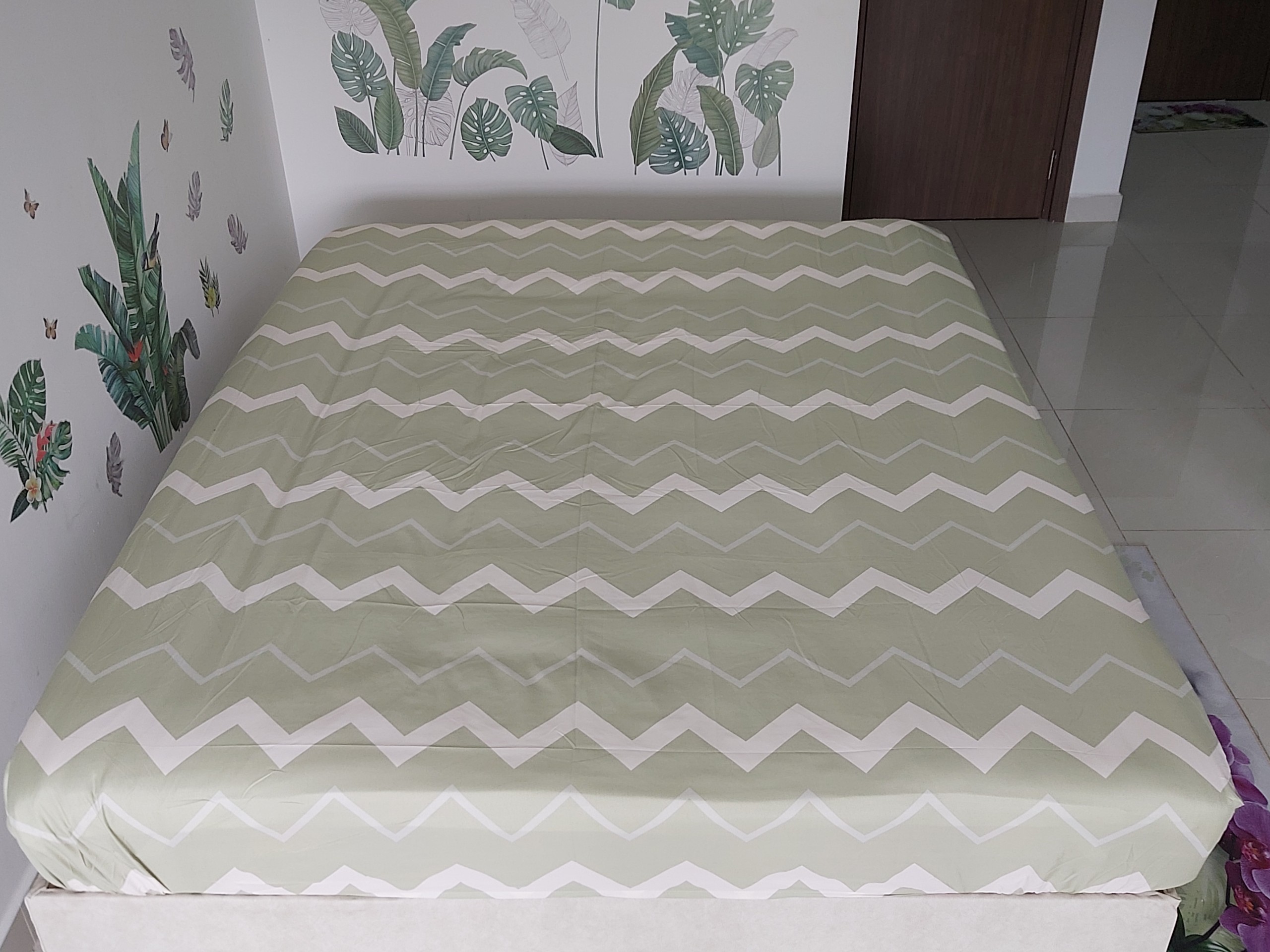 Bộ chăn ga gối Cotton lụa Drap24 - CTL08