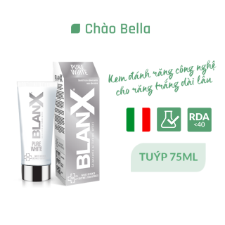Kem Đánh Răng Cho Răng Trắng Bền Vững BlanX Pro Pure White tube 75ml thumbnail