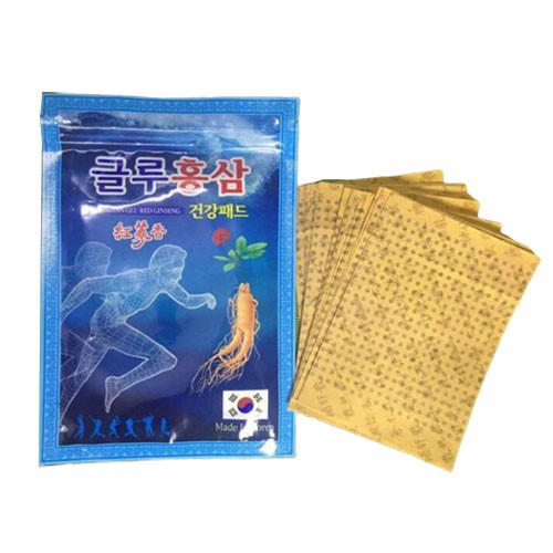 Cao Dán Sâm Glu Xanh Hàn Quốc túi 20 miếng dán